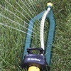 image:imageMelnor 65149AMZ Oscillating Sprinkler 18 Precision Brass Nozzles Adjustable Coverage Waters Up to 3400 Sq Ft Quick Connect Bundle Green Yellow3 000 sq ft