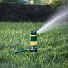 image:imageMelnor 65189AMZ Turbo Rotary Sprinkler on Step Spike 4 Spray Patterns Covers Up to 68 Ft Diameter QuickConnect Set GreenYellow4Pattern