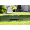 image:imageMelnor 65202AMZ CrossStream Turbo Oscillating Sprinkler 4000 Sq Ft Coverage TwinTouch Width amp Range Control InfinityDrive Turbo Motor Black Orange1Way Adjustable