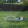 image:imageMelnor 65202AMZ CrossStream Turbo Oscillating Sprinkler 4000 Sq Ft Coverage TwinTouch Width amp Range Control InfinityDrive Turbo Motor Black Orange1Way Adjustable