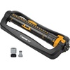 image:imageMelnor 65202AMZ CrossStream Turbo Oscillating Sprinkler 4000 Sq Ft Coverage TwinTouch Width amp Range Control InfinityDrive Turbo Motor Black Orange3Way Adjustable