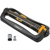image:imageMelnor 65202AMZ CrossStream Turbo Oscillating Sprinkler 4000 Sq Ft Coverage TwinTouch Width amp Range Control InfinityDrive Turbo Motor Black Orange3Way Adjustable