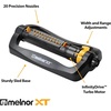 image:imageMelnor 65202AMZ CrossStream Turbo Oscillating Sprinkler 4000 Sq Ft Coverage TwinTouch Width amp Range Control InfinityDrive Turbo Motor Black OrangeCrossStream