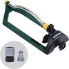image:imageMelnor 65149AMZ Oscillating Sprinkler 18 Precision Brass Nozzles Adjustable Coverage Waters Up to 3400 Sq Ft Quick Connect Bundle Green Yellow3 400 sq ft