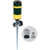 image:imageMelnor 65189AMZ Turbo Rotary Sprinkler on Step Spike 4 Spray Patterns Covers Up to 68 Ft Diameter QuickConnect Set GreenYellow4Pattern