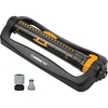 image:imageMelnor 65202AMZ CrossStream Turbo Oscillating Sprinkler 4000 Sq Ft Coverage TwinTouch Width amp Range Control InfinityDrive Turbo Motor Black Orange2Way Adjustable