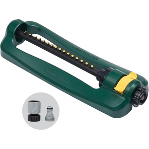 image:imageMelnor 65149AMZ Oscillating Sprinkler 18 Precision Brass Nozzles Adjustable Coverage Waters Up to 3400 Sq Ft Quick Connect Bundle Green Yellow2 800 sq ft