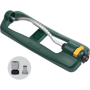 image:imageMelnor 65149AMZ Oscillating Sprinkler 18 Precision Brass Nozzles Adjustable Coverage Waters Up to 3400 Sq Ft Quick Connect Bundle Green Yellow3 600 sq ft