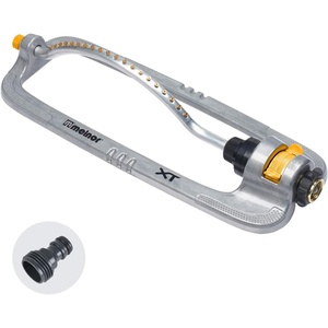 image:imageMelnor 65202AMZ CrossStream Turbo Oscillating Sprinkler 4000 Sq Ft Coverage TwinTouch Width amp Range Control InfinityDrive Turbo Motor Black Orange1Way Adjustable