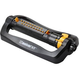 image:imageMelnor 65202AMZ CrossStream Turbo Oscillating Sprinkler 4000 Sq Ft Coverage TwinTouch Width amp Range Control InfinityDrive Turbo Motor Black OrangeCrossStream